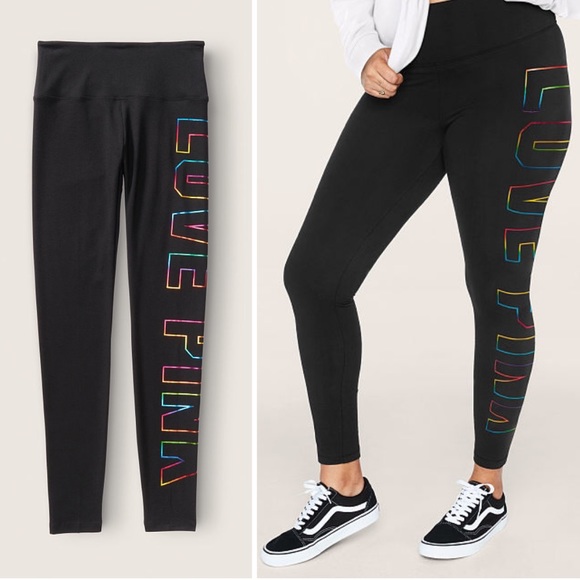 *RARE* VS PINK Rainbow Hoodie & Legging SET S/M - Picture 16 of 16